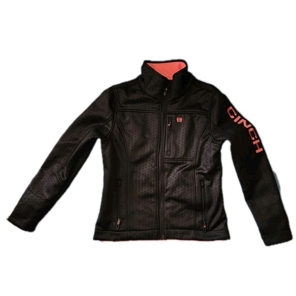 Cinch Miller Storm Defense Concealed Carry Jacket Women's Large Embossed Black - Picture 1 of 15